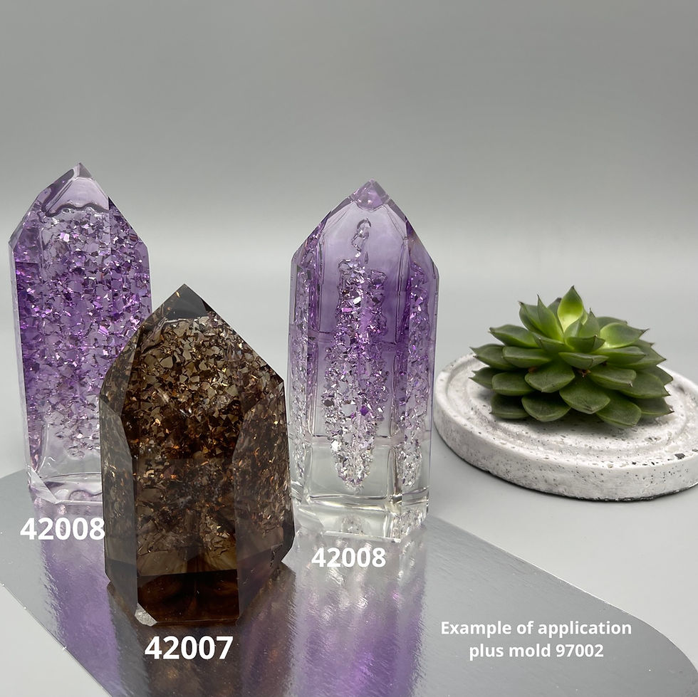 Thumbnail: 42008 XL Crystal point silicone mold long and slim
