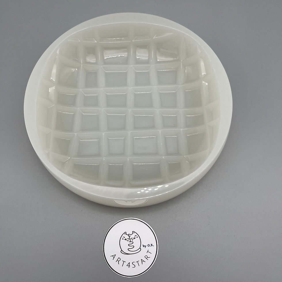 Thumbnail: 910031  Simply elegant 24mm deep square plate silicone mold