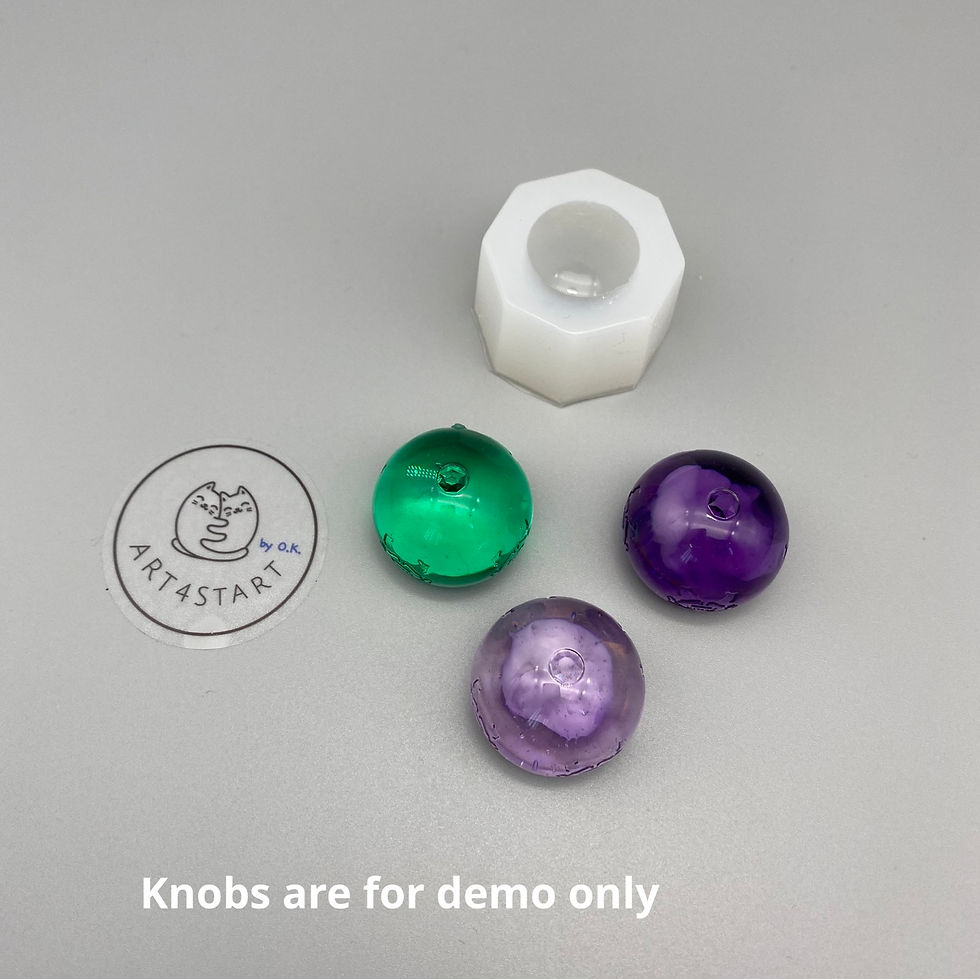 Thumbnail: 41031 Mini knob silicone mold