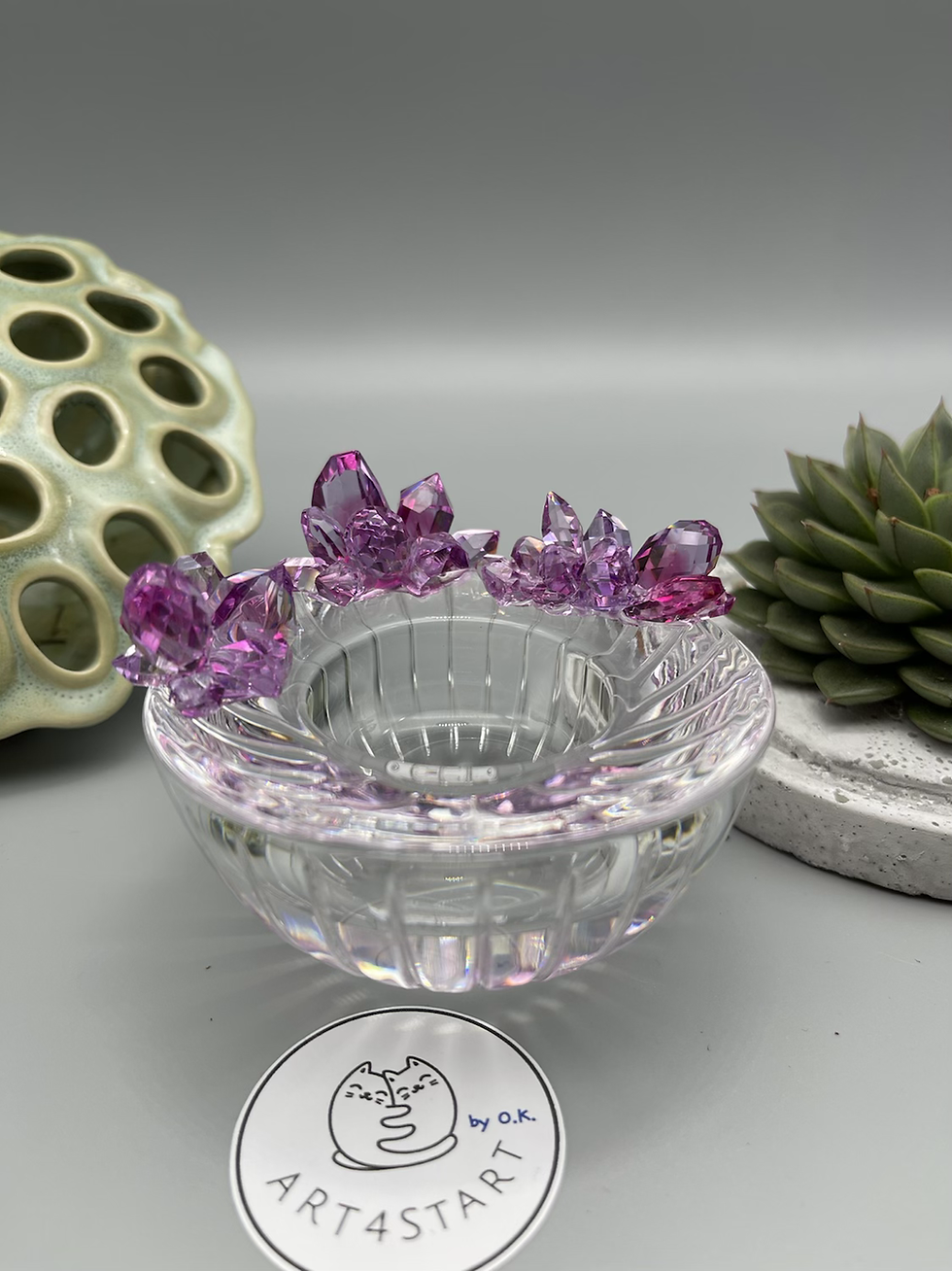 Thumbnail: 44302 mini Crystal cluster silicone mold