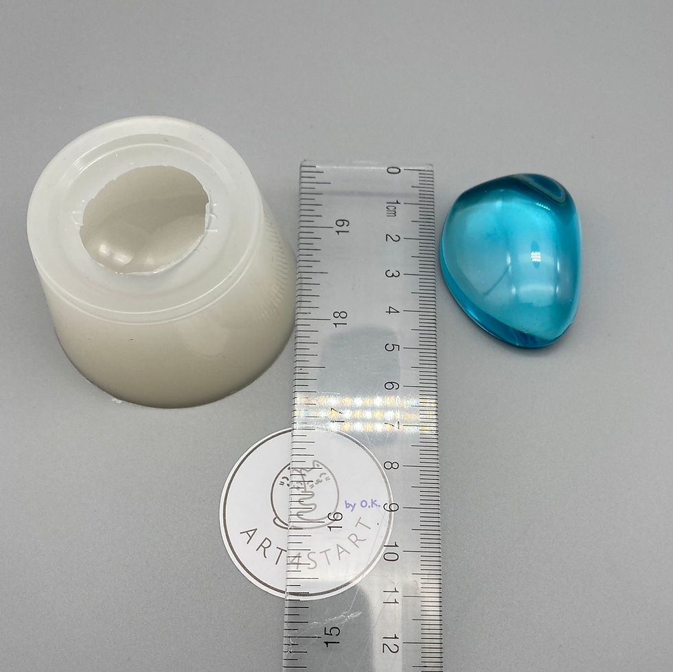 Thumbnail: 41033 Waterdrop Knob silicone mold