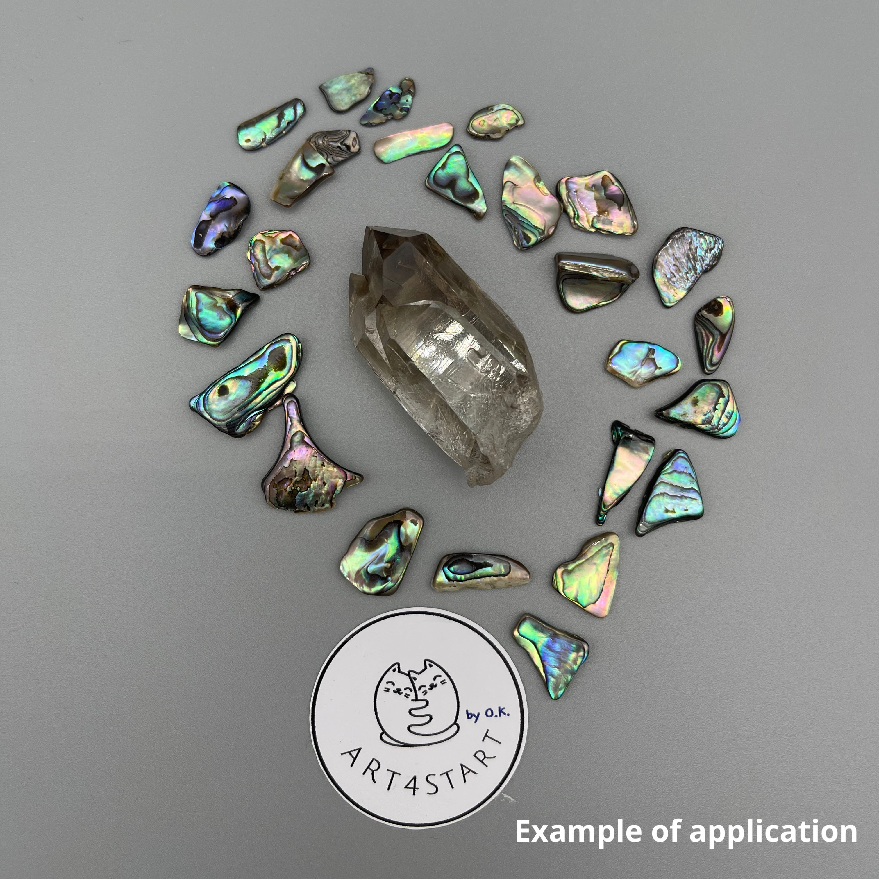 P 42205 360 large crystal brutal silicone mold