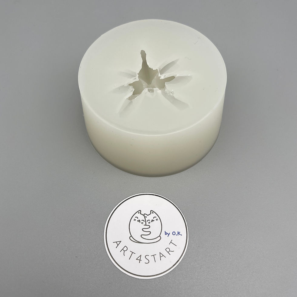 Миниатюра: P 44076 Crystal blossom cluster silicone mold