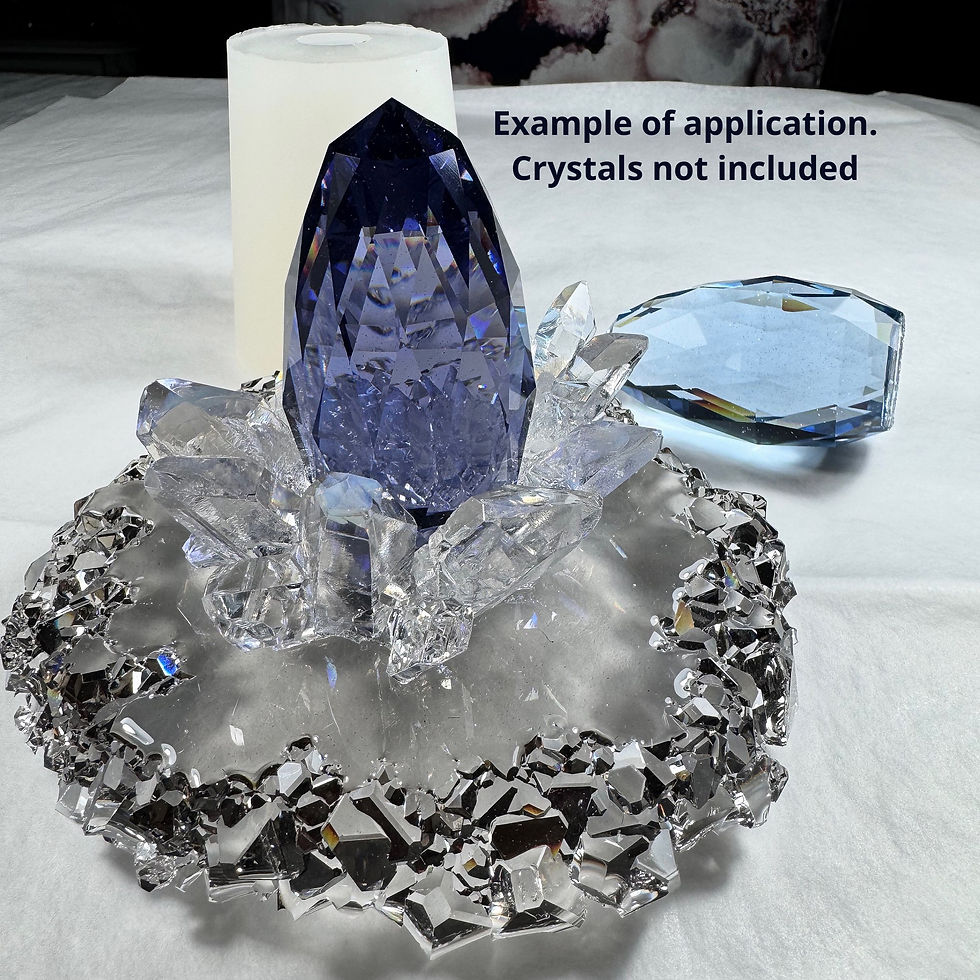 41040 Shiny disco egg silicone mold