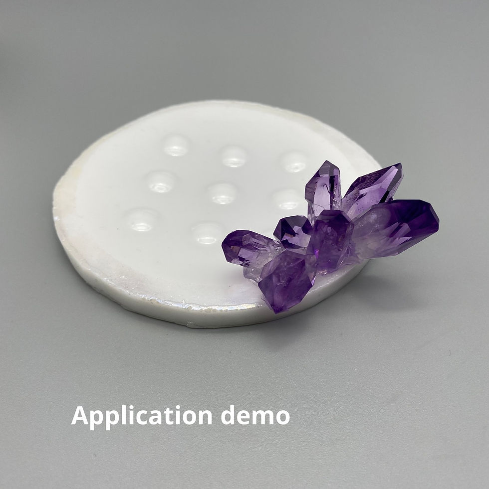 Миниатюра: 4203 Medium crystal cluster silicone mold