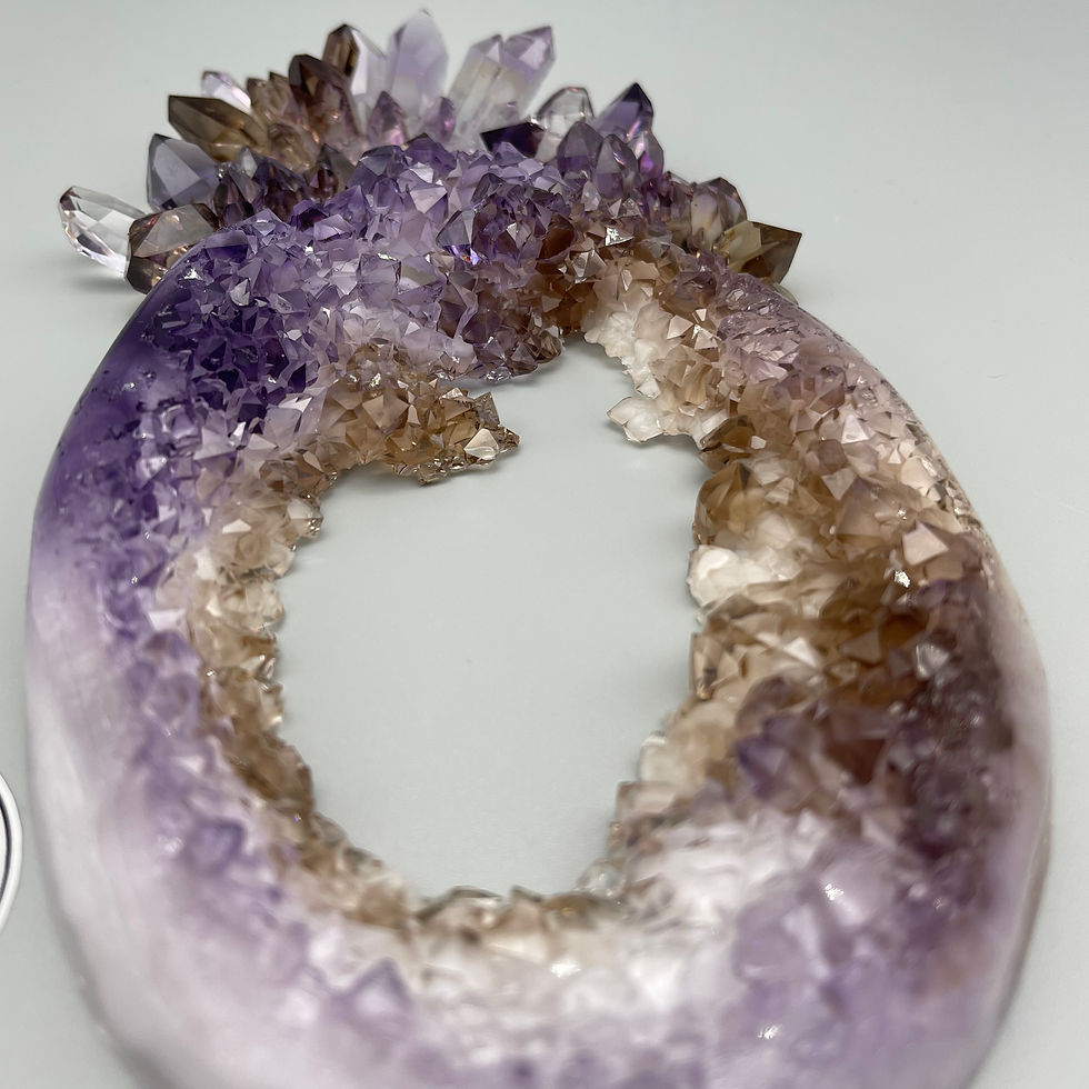 Thumbnail: 422 Dragon egg druzy silicone mold