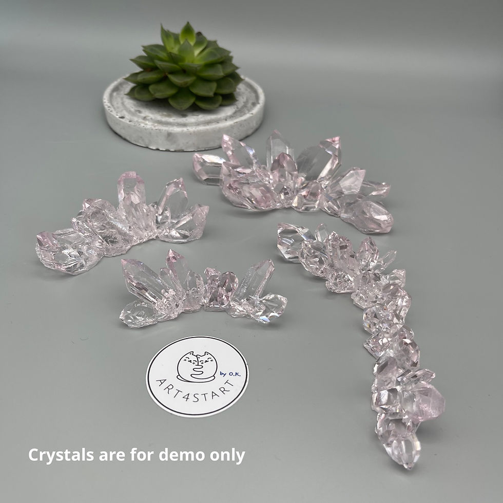 Thumbnail: 4585 Crystal cluster perfect silicone mold