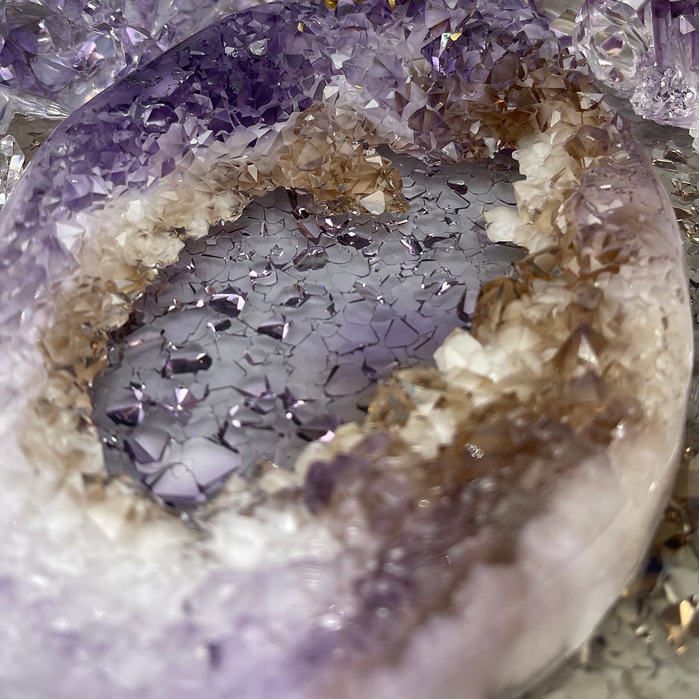 Thumbnail: 422 Dragon egg druzy silicone mold