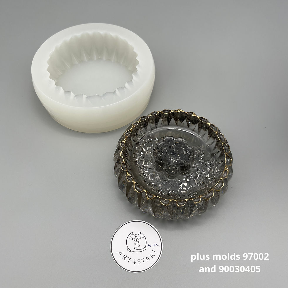 Миниатюра: 91007 Round 32 mm deep silicone mold