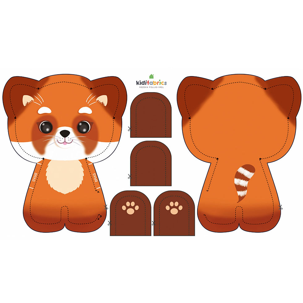 Miniature : Sam le panda roux