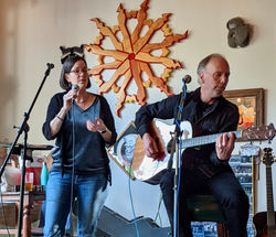 Kristi and John performing