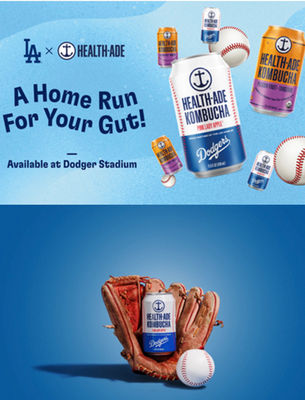 Pop, Fizz & Home Runs: Health-Ade Brings Gut-Healthy Sparkle to Dodgers Opening Day!