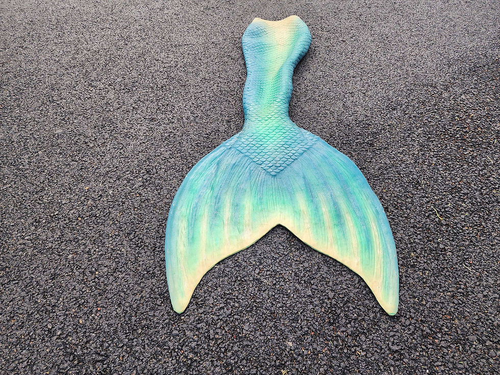 Thumbnail: Green and Gold Mermaid Tail