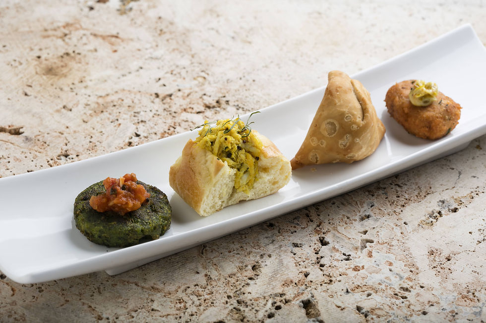 Arranged Food and Objects