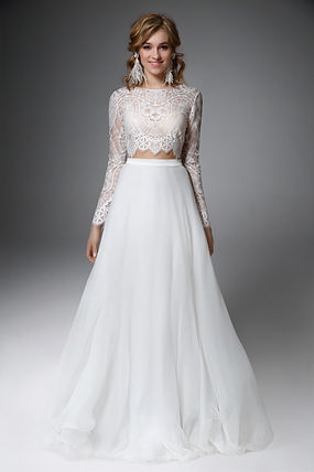 Zweiteiler-Brautkleid-Basel-ORLY-crop-top-with-chiffon-skirt.jpeg