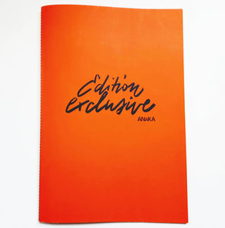 Création de calligraphies numérisée pour la belle brochure "ANAKA"