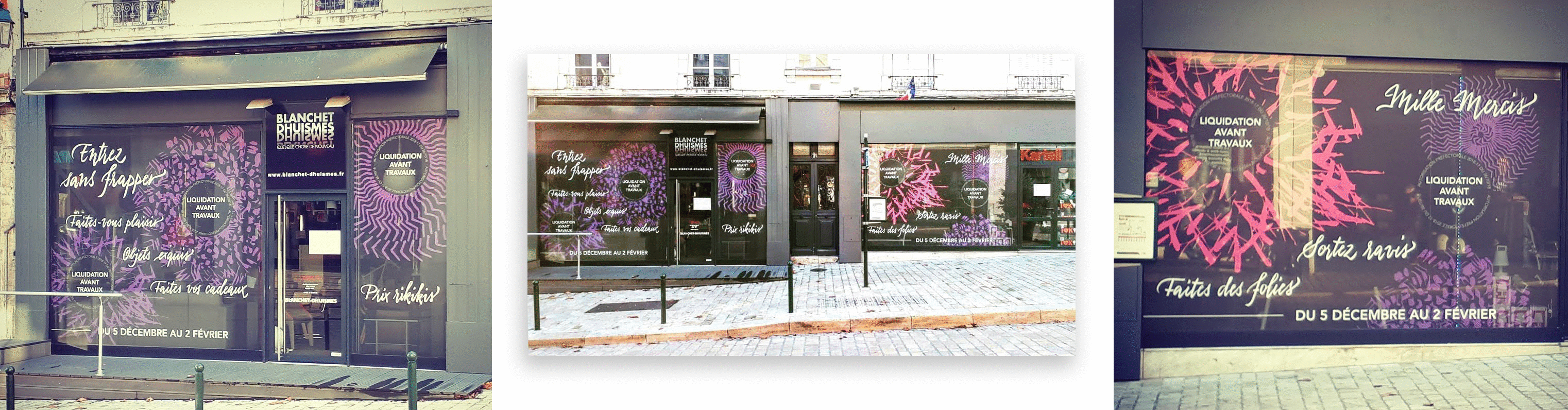 Vitrine Blanchet-Dhuismes Orléans