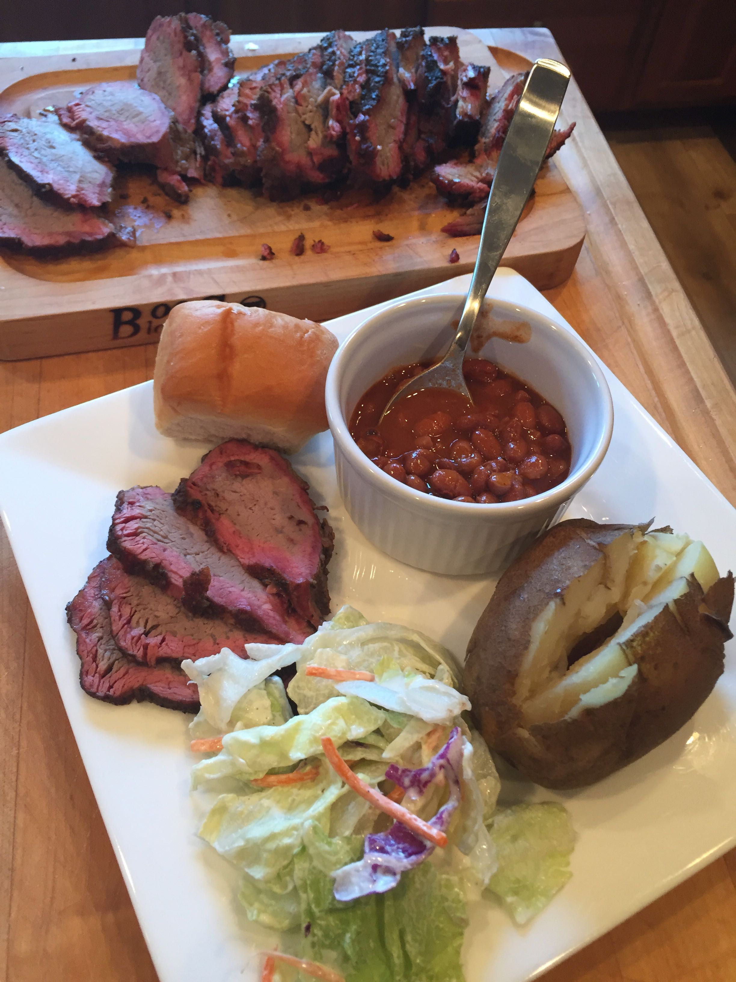 Drive Thru BBQ TriTip Dinner for 4