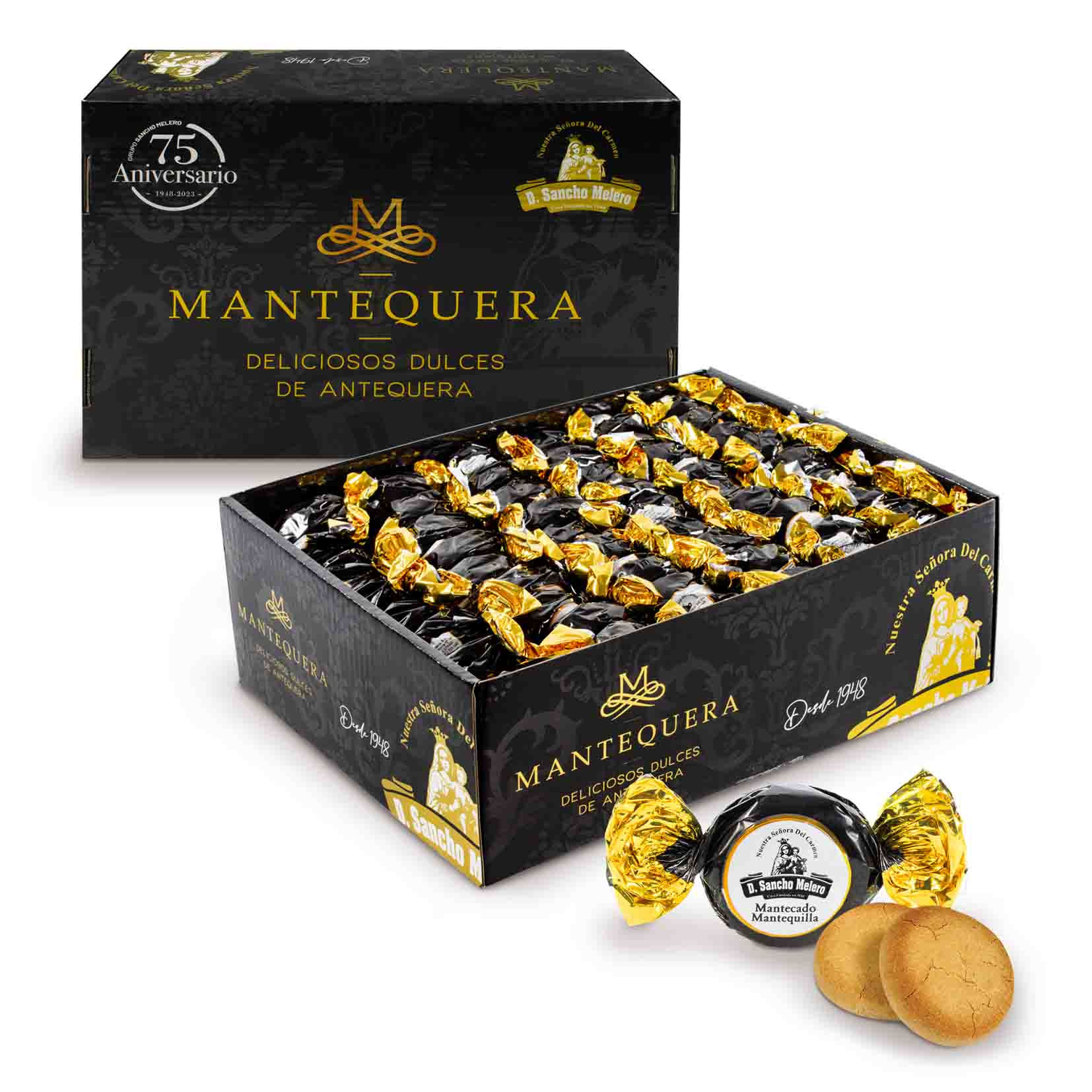 Mantecado doble de mantequilla en formato granel de 5Kg.