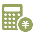 電卓とお金 アイコン