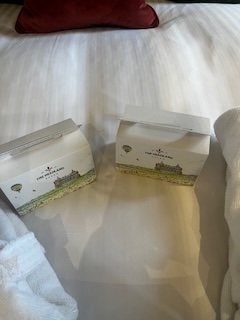 Complimentary fudge from headland hotel