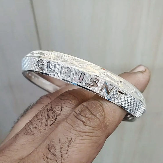 New Design Boy Chandi Ka Kada Price List Silver Kada Chandi Ke