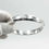 Thumbnail: Heavy Design Premium Look Flat V-Cut Design Pure Silver 999 Hallmark 150 gms