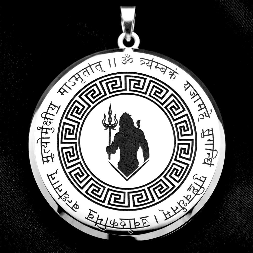 Maha Marityunjaya Mantra or Mahadev Symbol Locket for men & Women