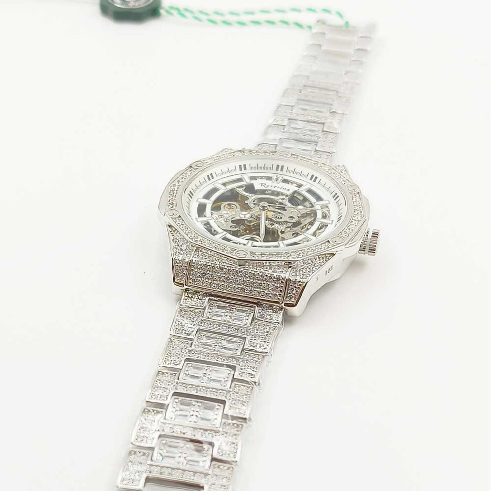 Thumbnail: Automatic CZ Stones Fancy Heavy Premium Look Watch for men, Shubh Jewellers