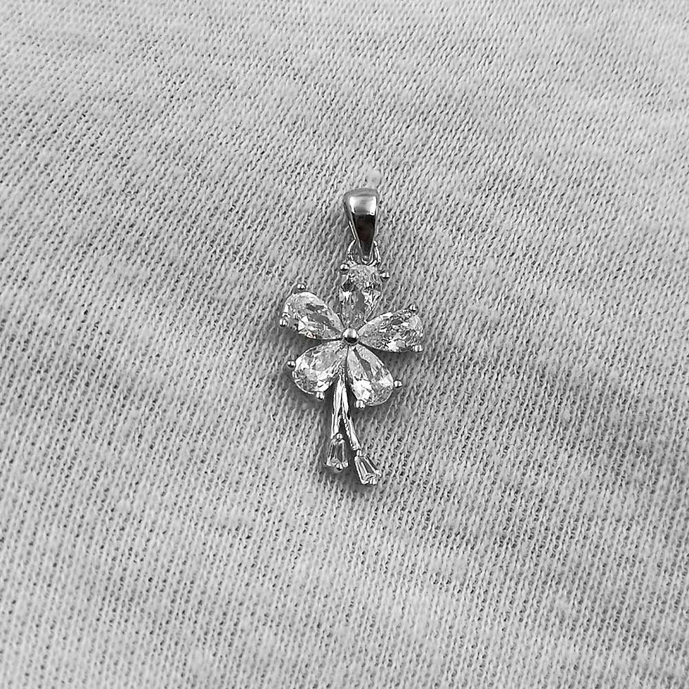 Thumbnail: Flower Design Fancy Stones Dokiya for women, Shubh Jewellers