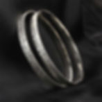 Pure silver bangles for women with intricate swirl design