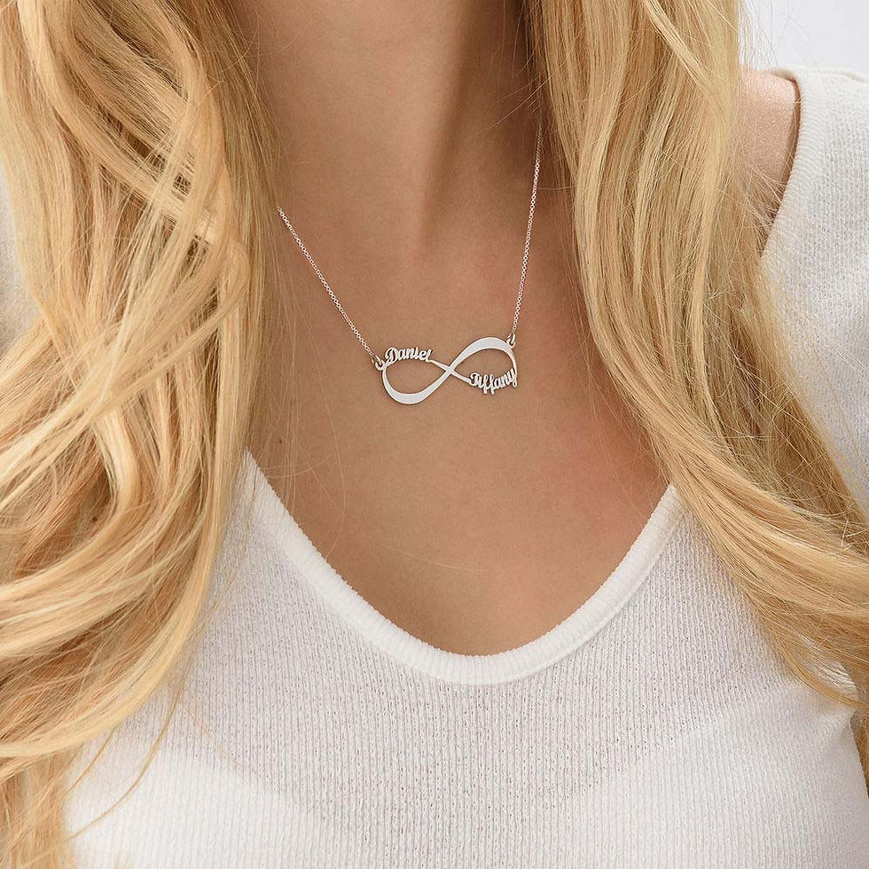 Thumbnail: Infinity Name Necklace for Women