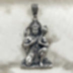 Casting Matt Finish Pure Silver 3d Hanuman Ji Locket for men & women, Blessing