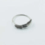 Double Side Feather Pure Silver Girlish Bangle