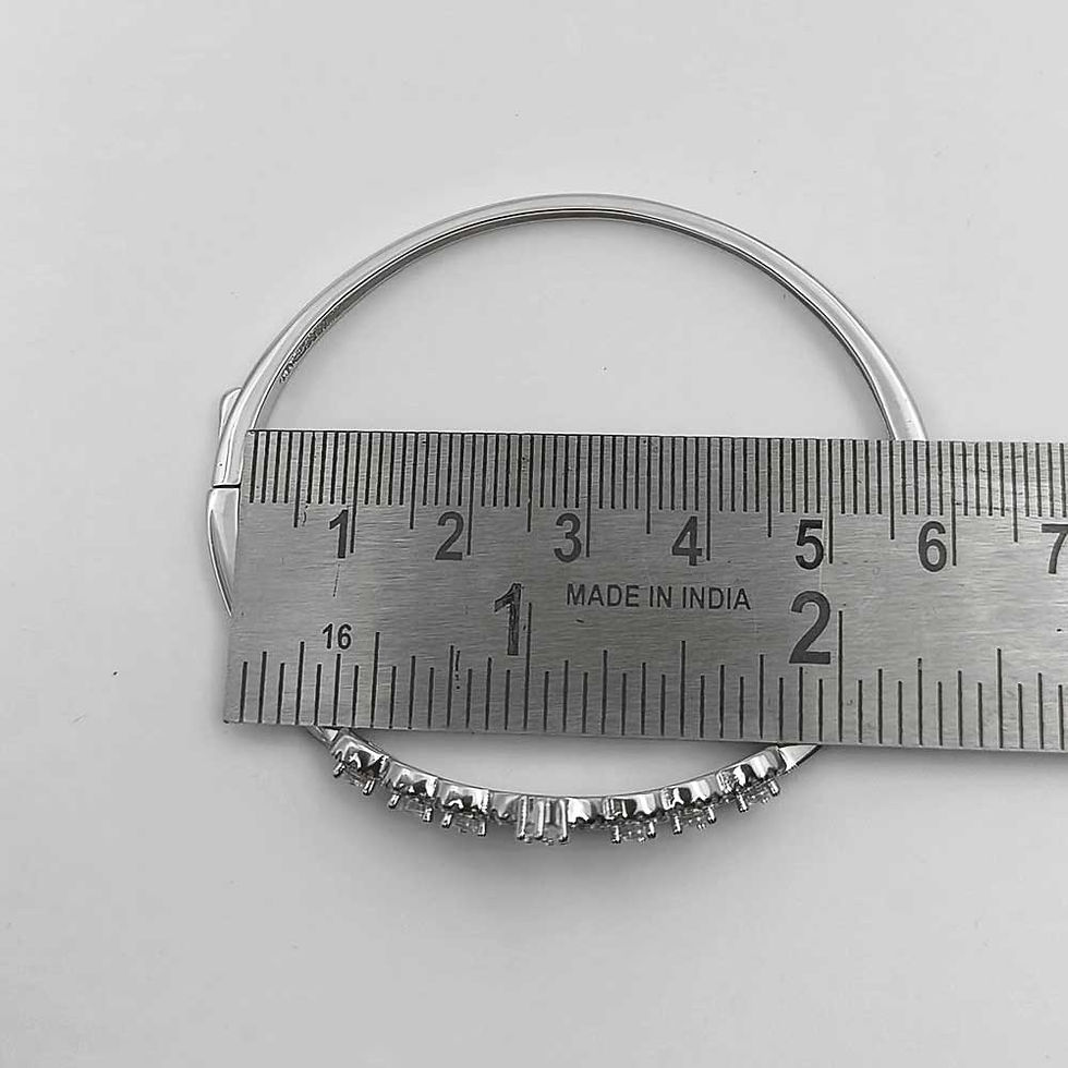 Thumbnail: Crown Design Silver 925 Bangle, Silver Casting Bangle for little Princess