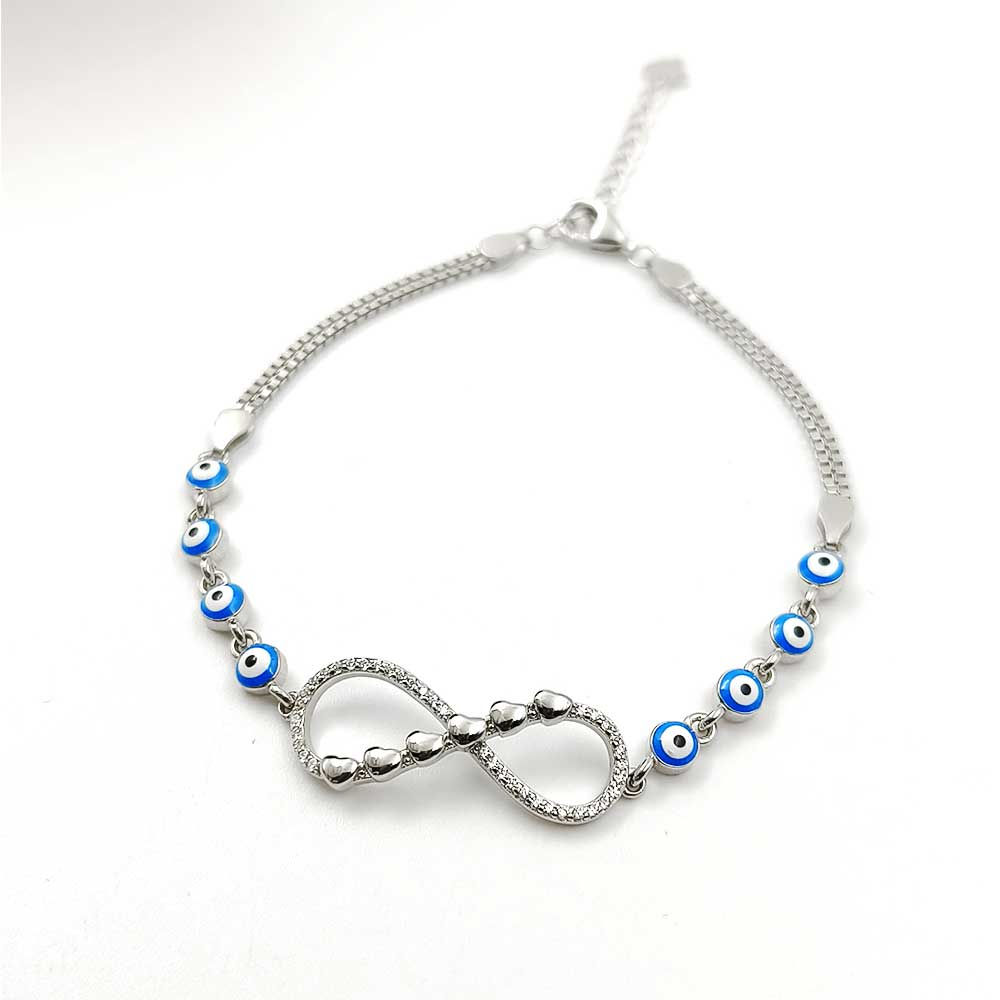 Infinity Evil Eye Design Ladies bracelet for women, Shubh Jewellers