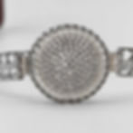 💖 American Diamond Heart Design Adjustable Ladies Bangle – Matt Finish ✨ Elegant Heart Design  This American Diamond Heart D