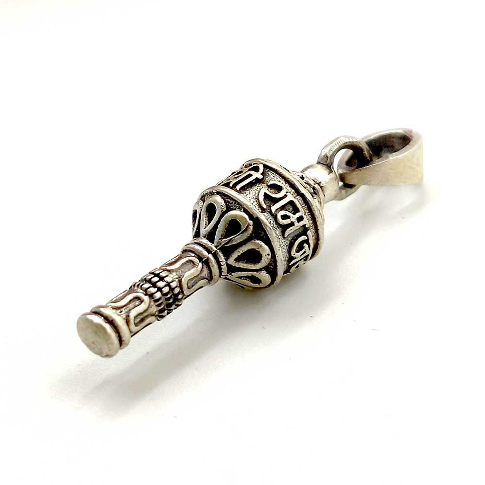 Jai Shree Ram Matt Finish Trendy Gada Pendant for Men, Shubh Jewellers