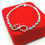 Thumbnail: Close Heart Design Infinity Evil Eye Women Bracelet, Loved One Gift