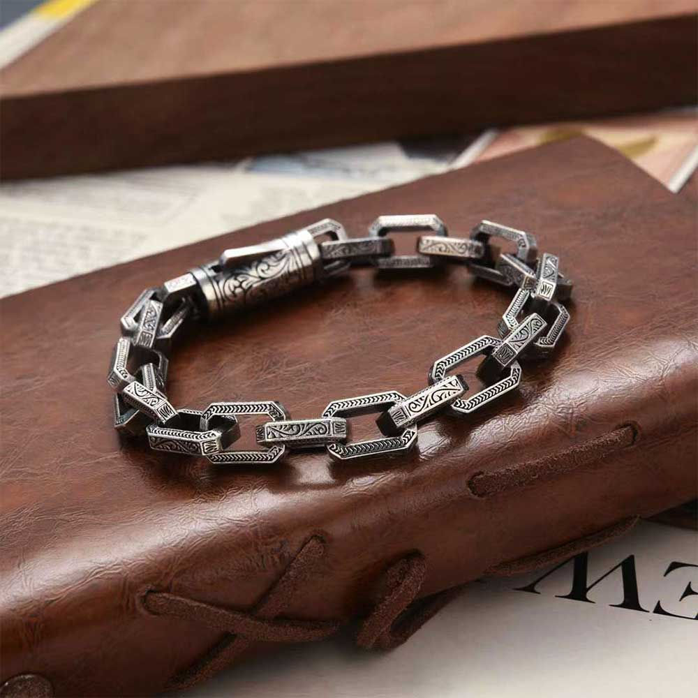 ✨ Big Kadi Design Turkey Imported Bracelet for Men – Shubh Jewellers 🔹 Made with Pure Silver Metal  This Big Kadi Design Tur