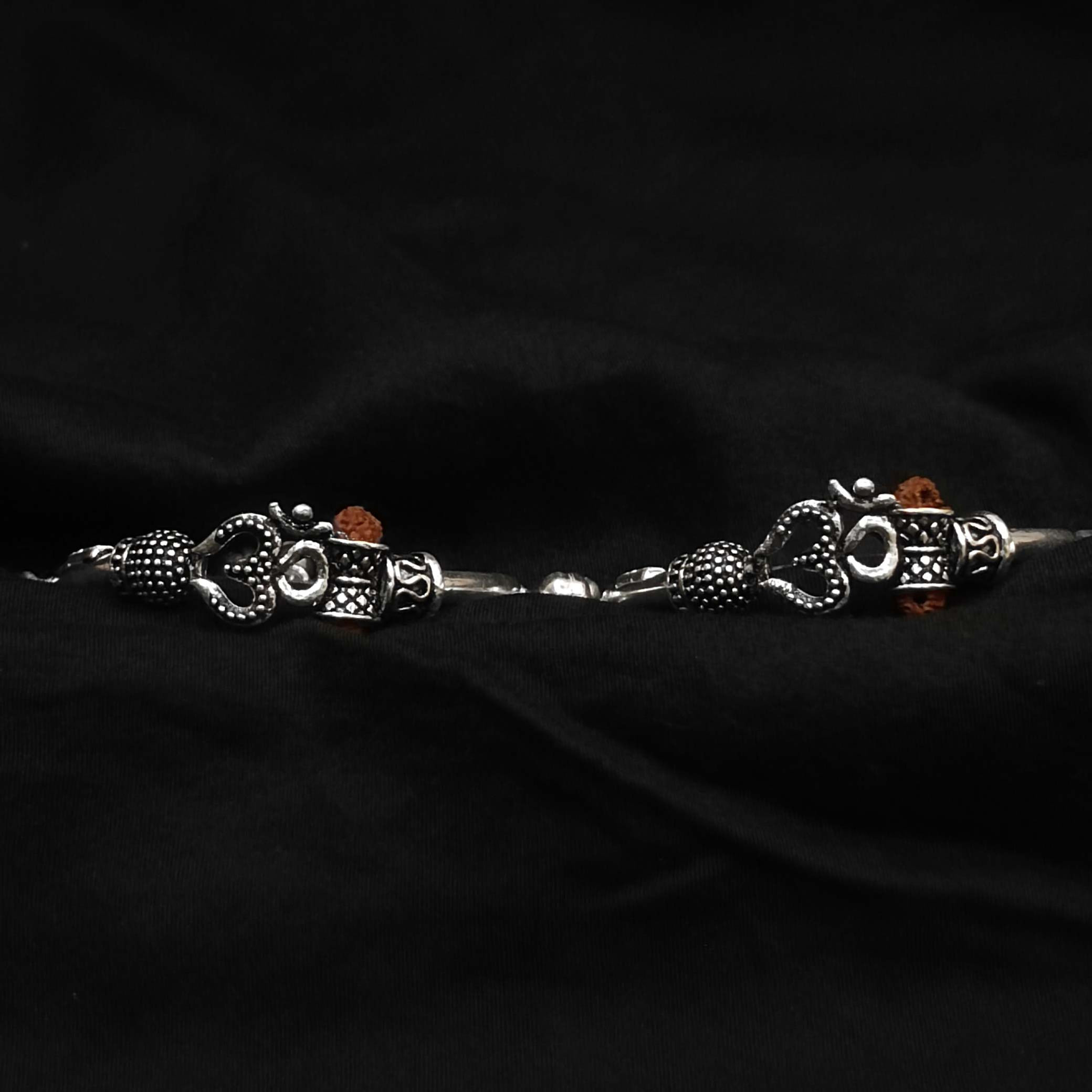 Trishul Child Pure Silver Kada