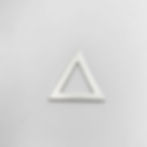 Triangle Design Fancy pendant for women & men, pure silver