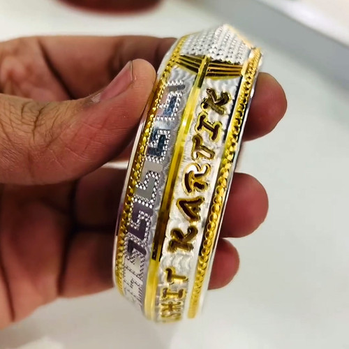 Gold Kada Silver Kada For Mens With Name Design For Man Gents Gold