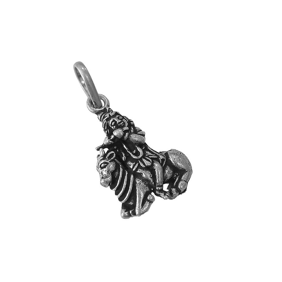 Shri Krishna with Cow Pure Silver Locket , Shubh Jewellers