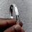 Thumbnail: v-Shape Vintage Hallmarked Sterling silver Etched Bangle, kada, Shubh Jewellers
