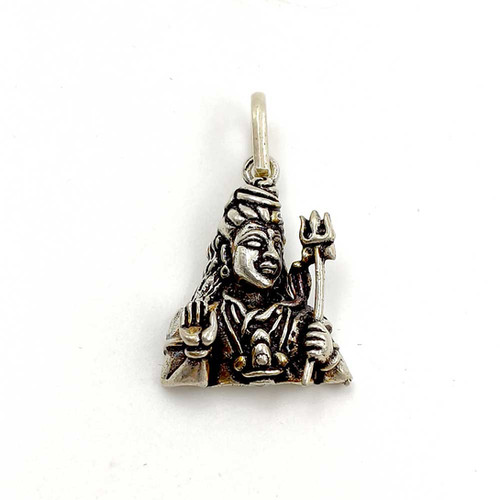 Pure SIlver 925 Mahadev, Mahakal locket for girls and boys