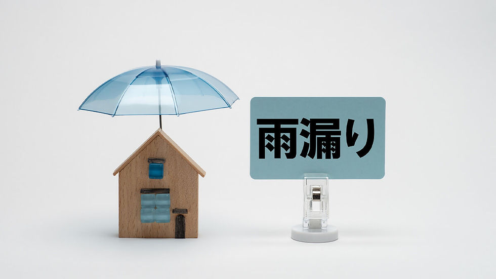 外壁の雨漏りの原因特定へ