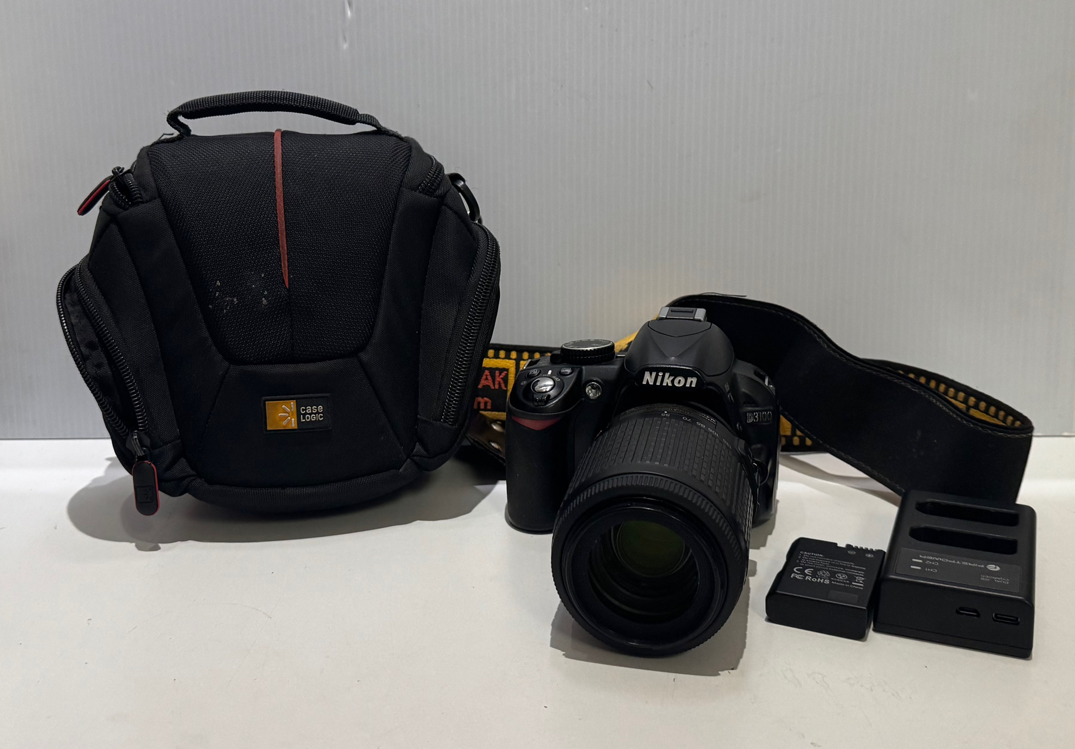 Nikon D3100 14.2 MP DSLR Camera w/ AFS Nikkor 55-200mm Lens