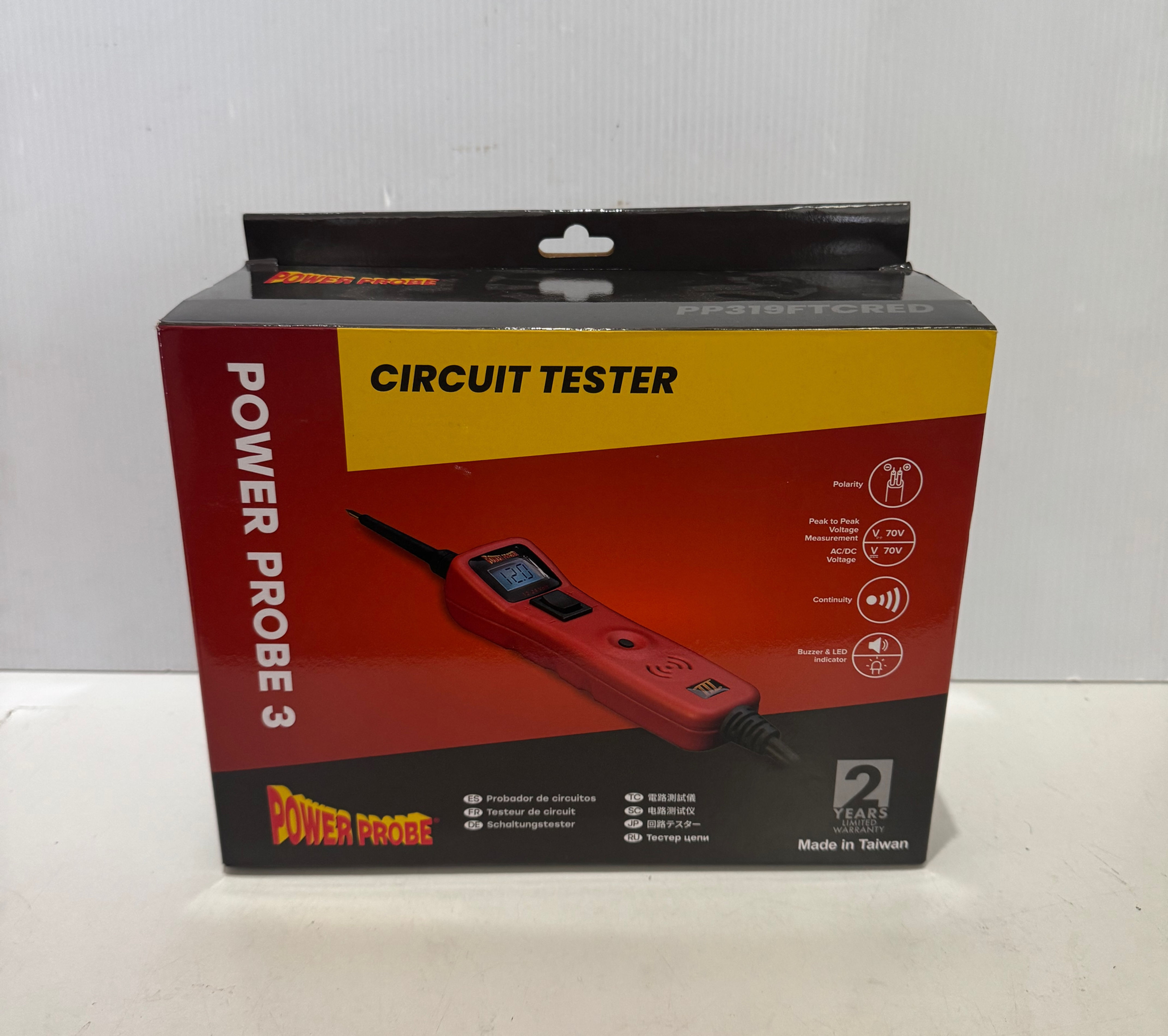 Power Probe 3 PP319FTCRED Circuit Tester - Red