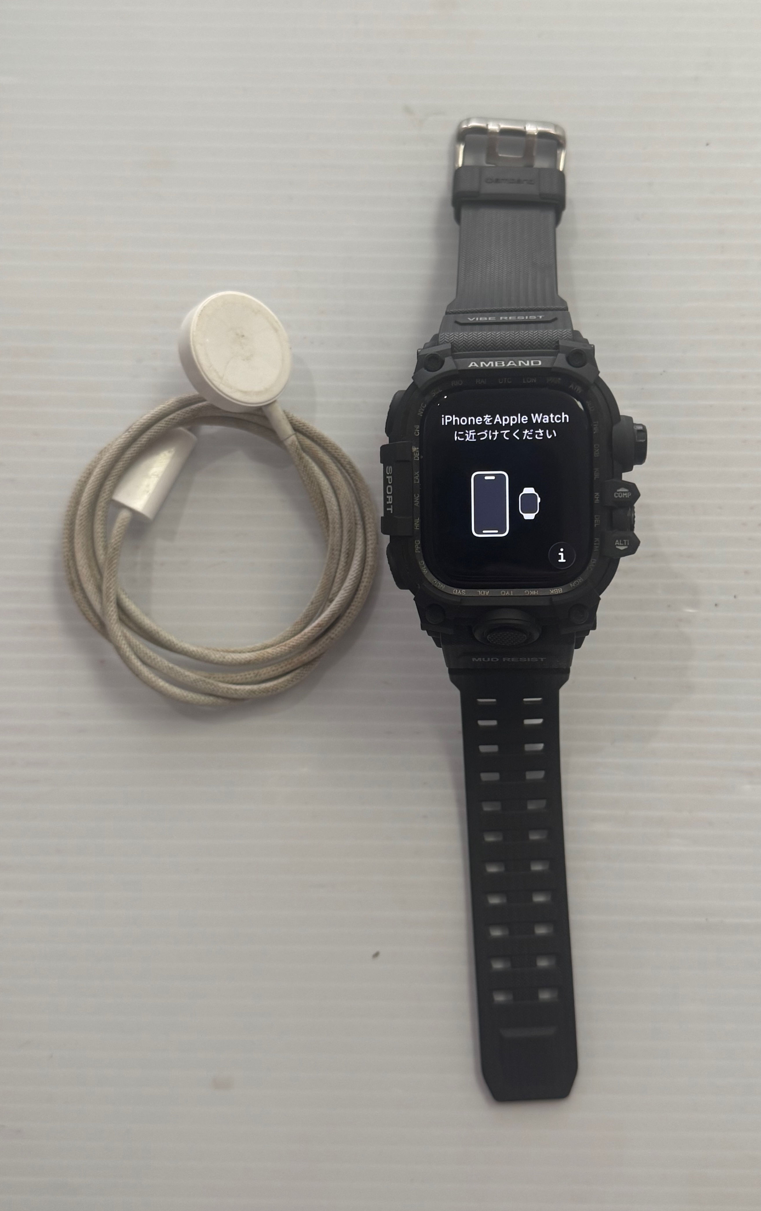Apple Watch Series 10 46mm w/ Amband Rugged Band/Case Protector